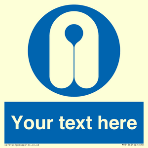 MV5126: Custom Life Jacket Sign