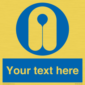 MV5126: Custom Life Jacket Sign