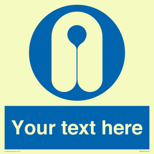 MV5126: Custom Life Jacket Sign