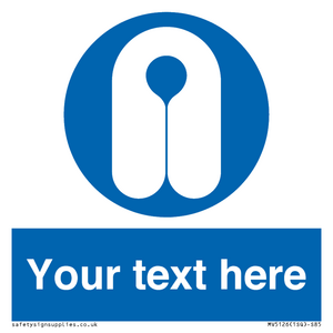 MV5126: Custom Life Jacket Sign