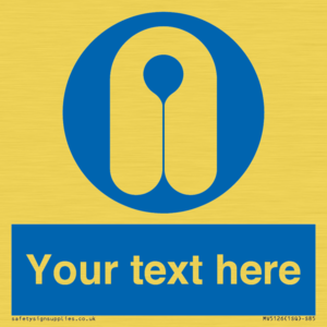 MV5126: Custom Life Jacket Sign