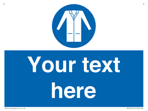 MV5127: Custom Lab Coat Sign