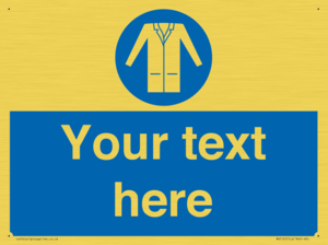 MV5127: Custom Lab Coat Sign