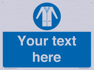 MV5127: Custom Lab Coat Sign