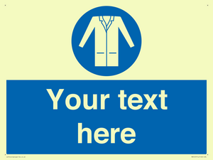 MV5127: Custom Lab Coat Sign