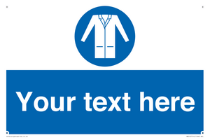 MV5127: Custom Lab Coat Sign