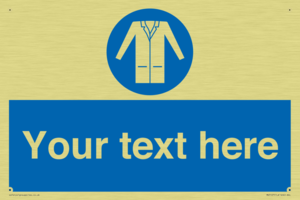 MV5127: Custom Lab Coat Sign