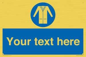 MV5127: Custom Lab Coat Sign