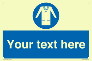 MV5127: Custom Lab Coat Sign