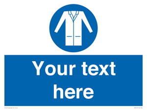 MV5127: Custom Lab Coat Sign