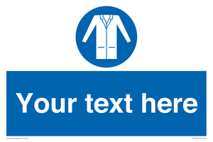 MV5127: Custom Lab Coat Sign