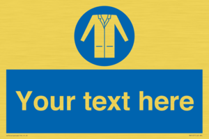 MV5127: Custom Lab Coat Sign