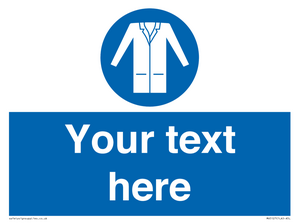 MV5127: Custom Lab Coat Sign