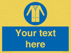 MV5127: Custom Lab Coat Sign