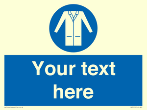 MV5127: Custom Lab Coat Sign