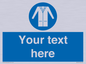 MV5127: Custom Lab Coat Sign