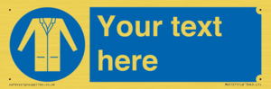 MV5127: Custom Lab Coat Sign
