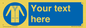 MV5127: Custom Lab Coat Sign