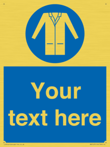 MV5127: Custom Lab Coat Sign