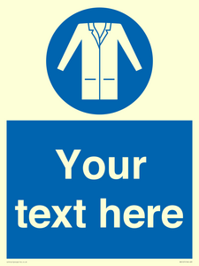 MV5127: Custom Lab Coat Sign