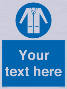 MV5127: Custom Lab Coat Sign