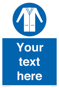 MV5127: Custom Lab Coat Sign