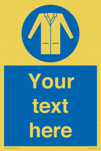 MV5127: Custom Lab Coat Sign