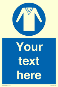 MV5127: Custom Lab Coat Sign