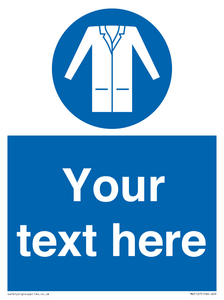 MV5127: Custom Lab Coat Sign