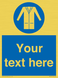 MV5127: Custom Lab Coat Sign