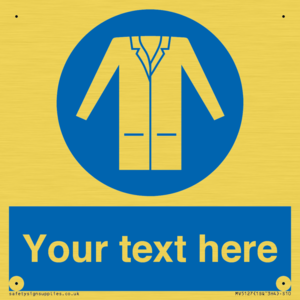 MV5127: Custom Lab Coat Sign