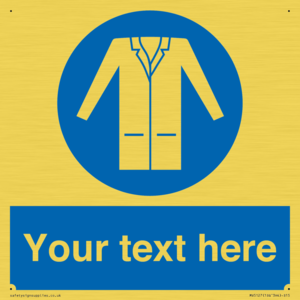 MV5127: Custom Lab Coat Sign
