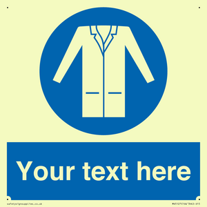 MV5127: Custom Lab Coat Sign