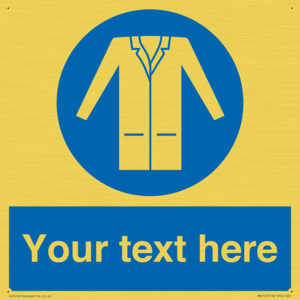 MV5127: Custom Lab Coat Sign