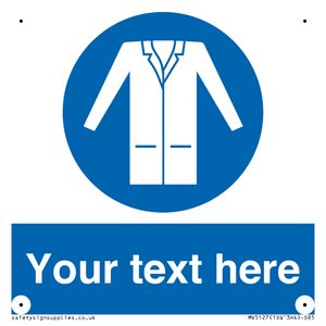 MV5127: Custom Lab Coat Sign