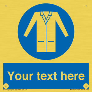 MV5127: Custom Lab Coat Sign
