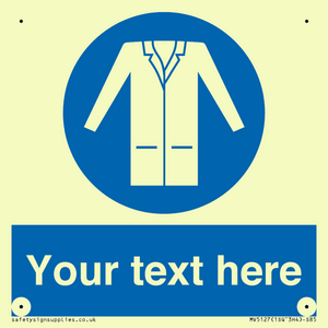 MV5127: Custom Lab Coat Sign