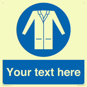 MV5127: Custom Lab Coat Sign