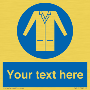 MV5127: Custom Lab Coat Sign