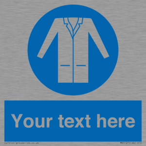 MV5127: Custom Lab Coat Sign