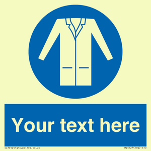 MV5127: Custom Lab Coat Sign