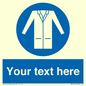MV5127: Custom Lab Coat Sign
