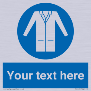 MV5127: Custom Lab Coat Sign