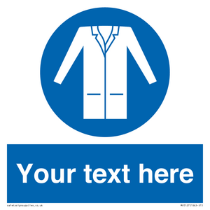 MV5127: Custom Lab Coat Sign