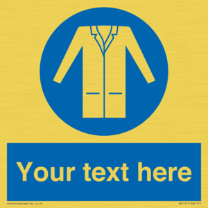 MV5127: Custom Lab Coat Sign