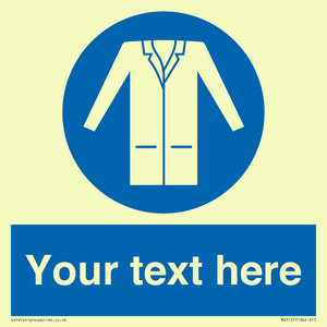 MV5127: Custom Lab Coat Sign