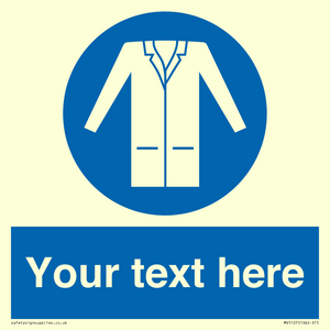 MV5127: Custom Lab Coat Sign
