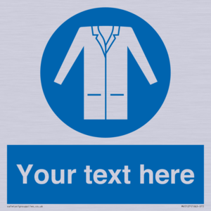MV5127: Custom Lab Coat Sign
