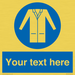 MV5127: Custom Lab Coat Sign