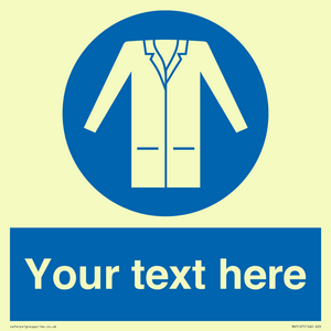 MV5127: Custom Lab Coat Sign